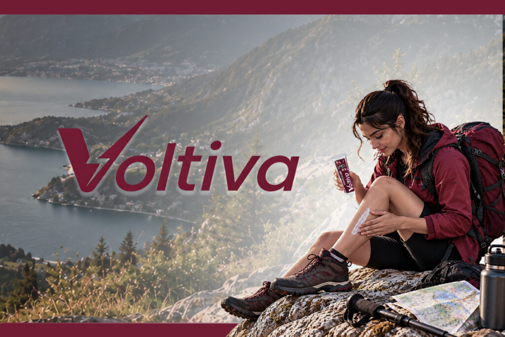 Travel Pain Relief Gel for hiking and trekking.